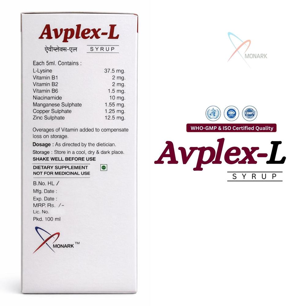 Syrup Of B-complex With L-lysine And Zinc - Brand Name: Avplex L