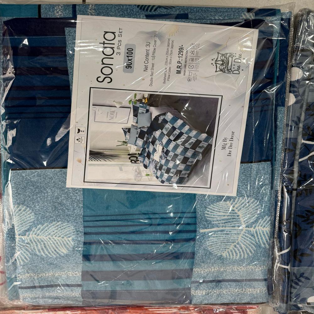 Sonata Bedsheet - Color: Mixed