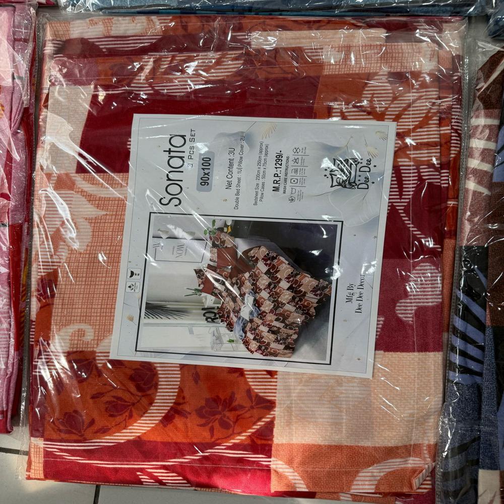 Sonata Bedsheet - Color: Mixed