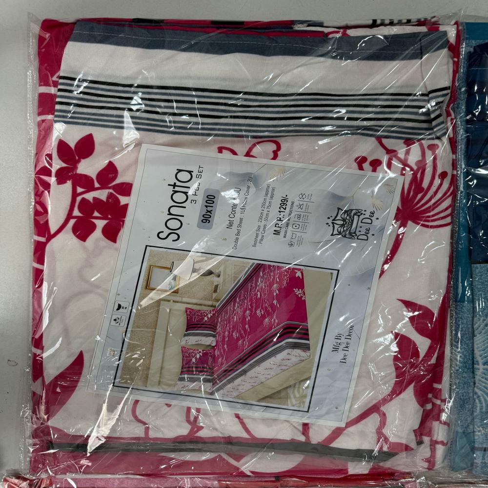 Sonata Bedsheet - Color: Mixed