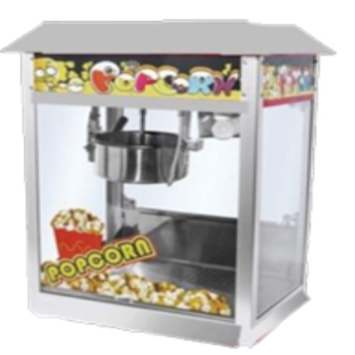 ELECTRIC POPCORN MACHINE STAINLESS STEEL