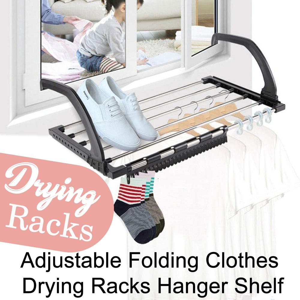 Adjustable Folding Clothes Drying Racks Hanger Shelf - Application: As Per Product Requirement