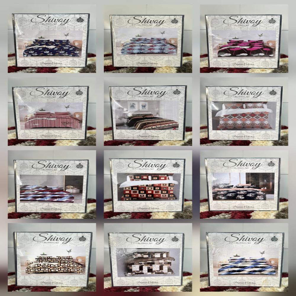 Shivoy Bookfold  Bedsheet - Color: Mixed Colouor