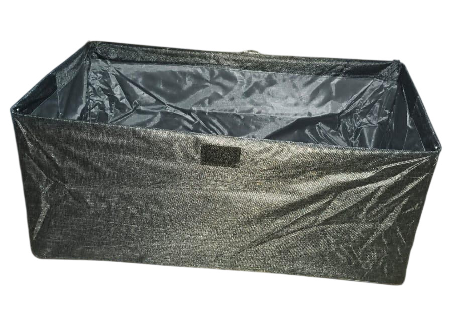 39L Grey Storage Box With Transparent Lid