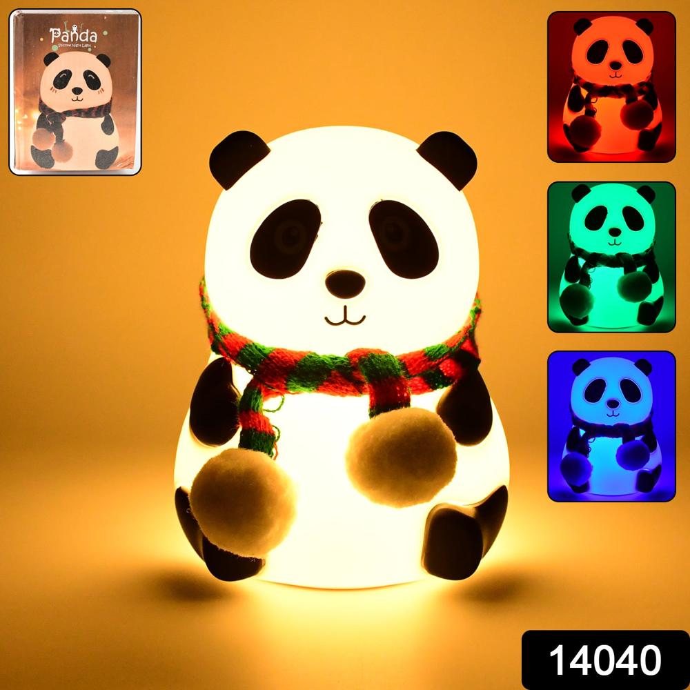 Panda 7-color Led Silicone Touch Lamp (1 Pc) - Application: As Per Product Requirement