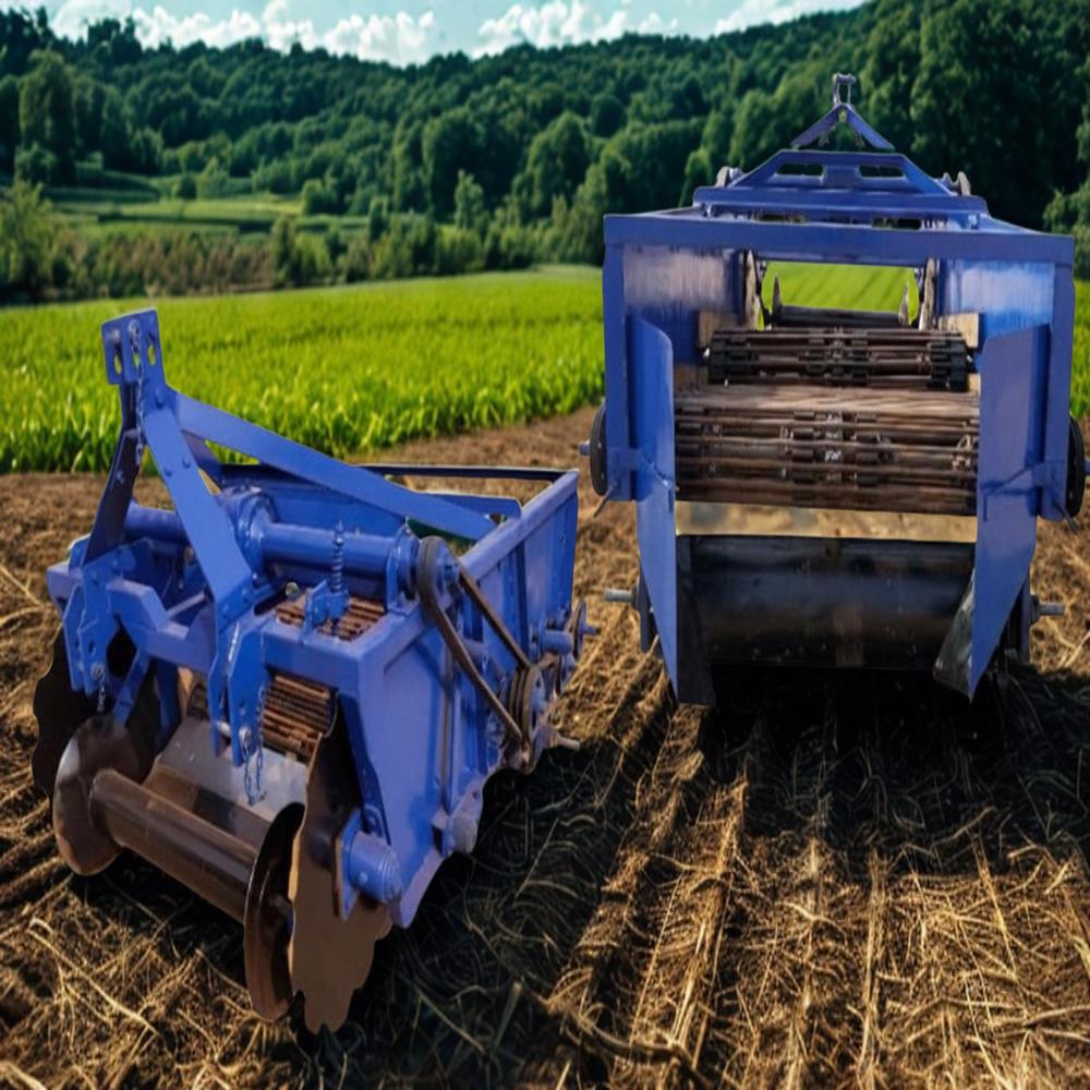 2 Row Double Conveyor Potato Digger