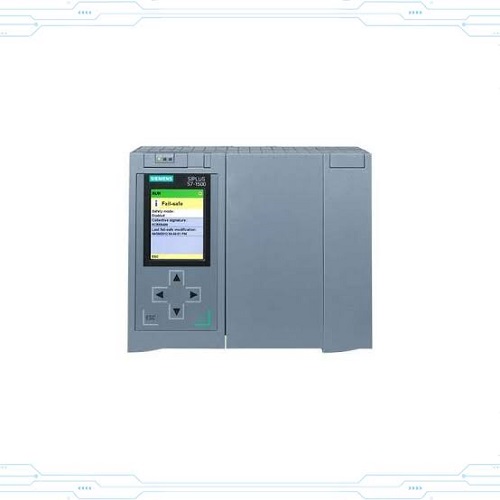 Siemens SIMATIC S7-1500TF Fail Safe Technology CPU 1517TF-3 PN/DP Central Processing Unit, 24V DC, 11 MB Total Work Memory (3 MB Program / 8 MB Data), 2 ns Bit Performance.