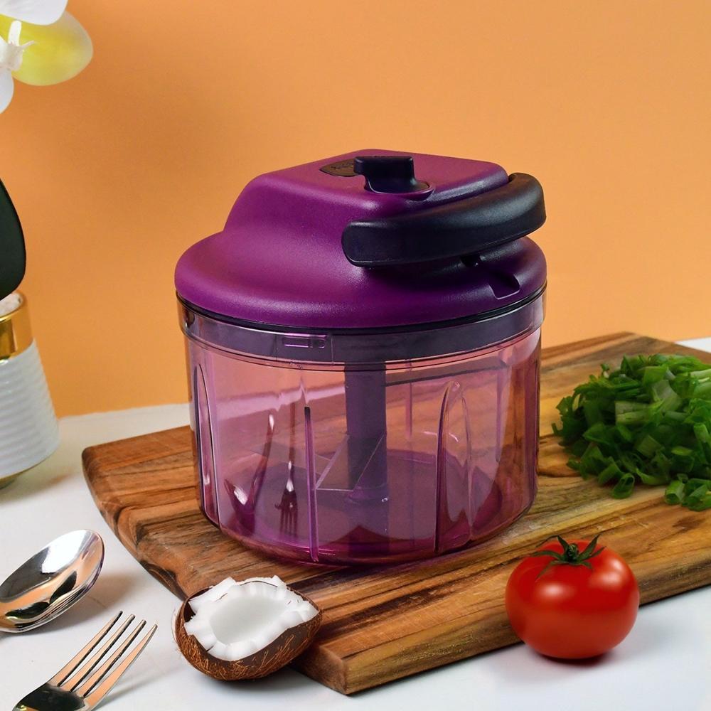 Supermom German Style Manual Hand-operated Vegetable Chopper 1000 Ml - Application: As Per Product Requirement