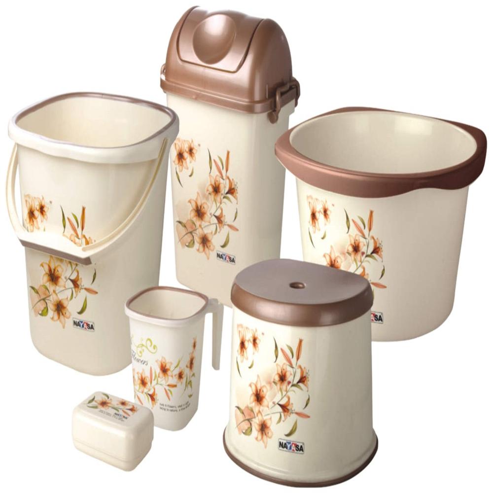 Nayasa Sqaure 6 Piece Bathroom DLX