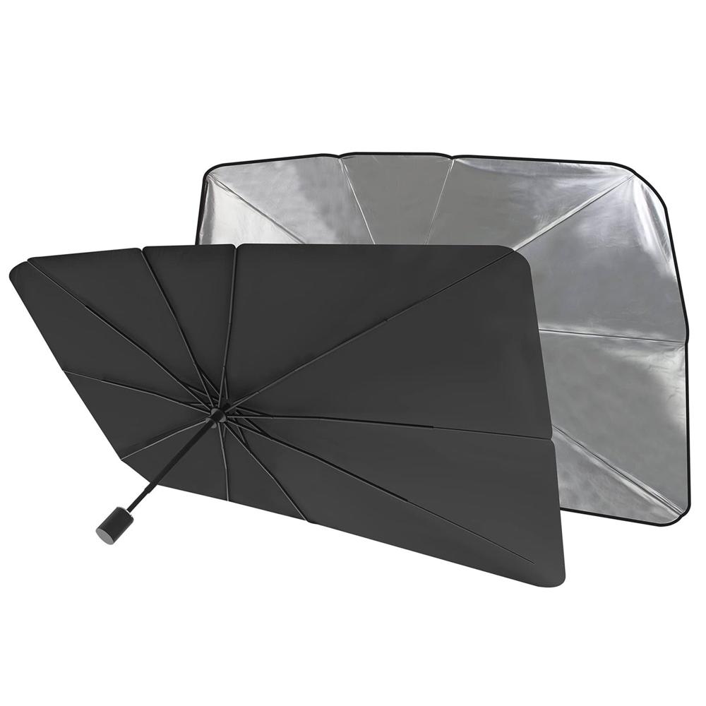 Foldable Car Windshield Sunshade For Heat Protection - Dimension (L*W*H): 35 X 13 X 10 Cm Millimeter (Mm)