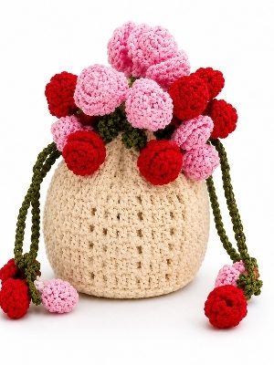 Crochet potli bag