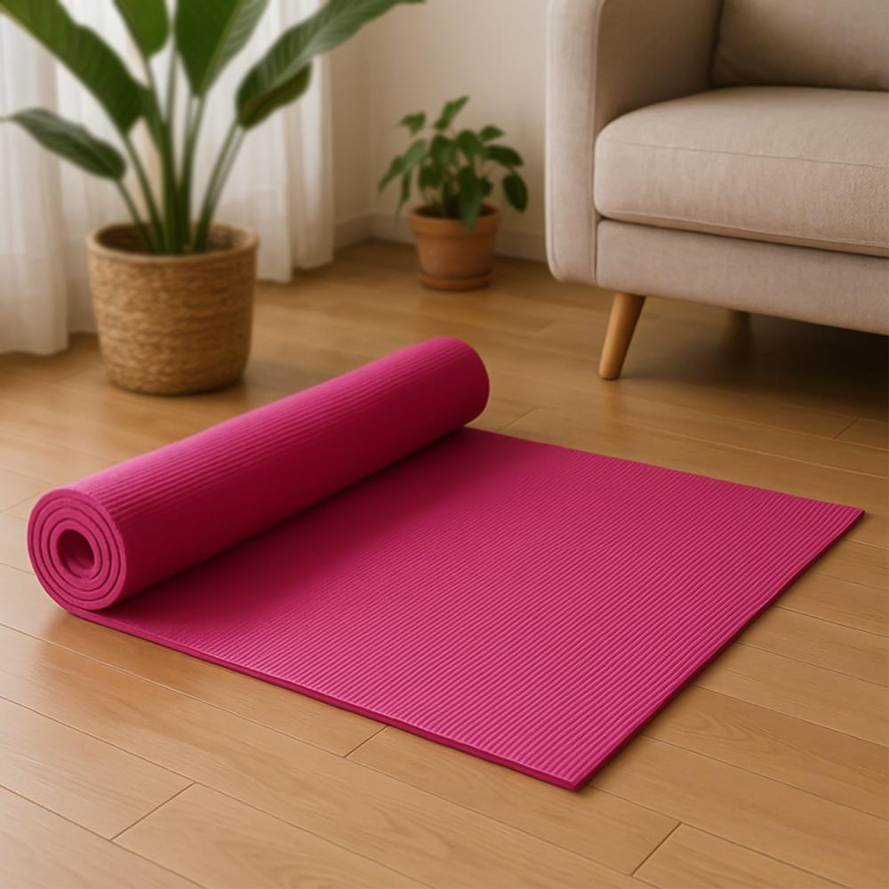 Yoga Mat Eco-Friendly For Fitness & Gym Non-Slip Exercise Mat (180X60Cm) - Age Group: As Per Product Requirement