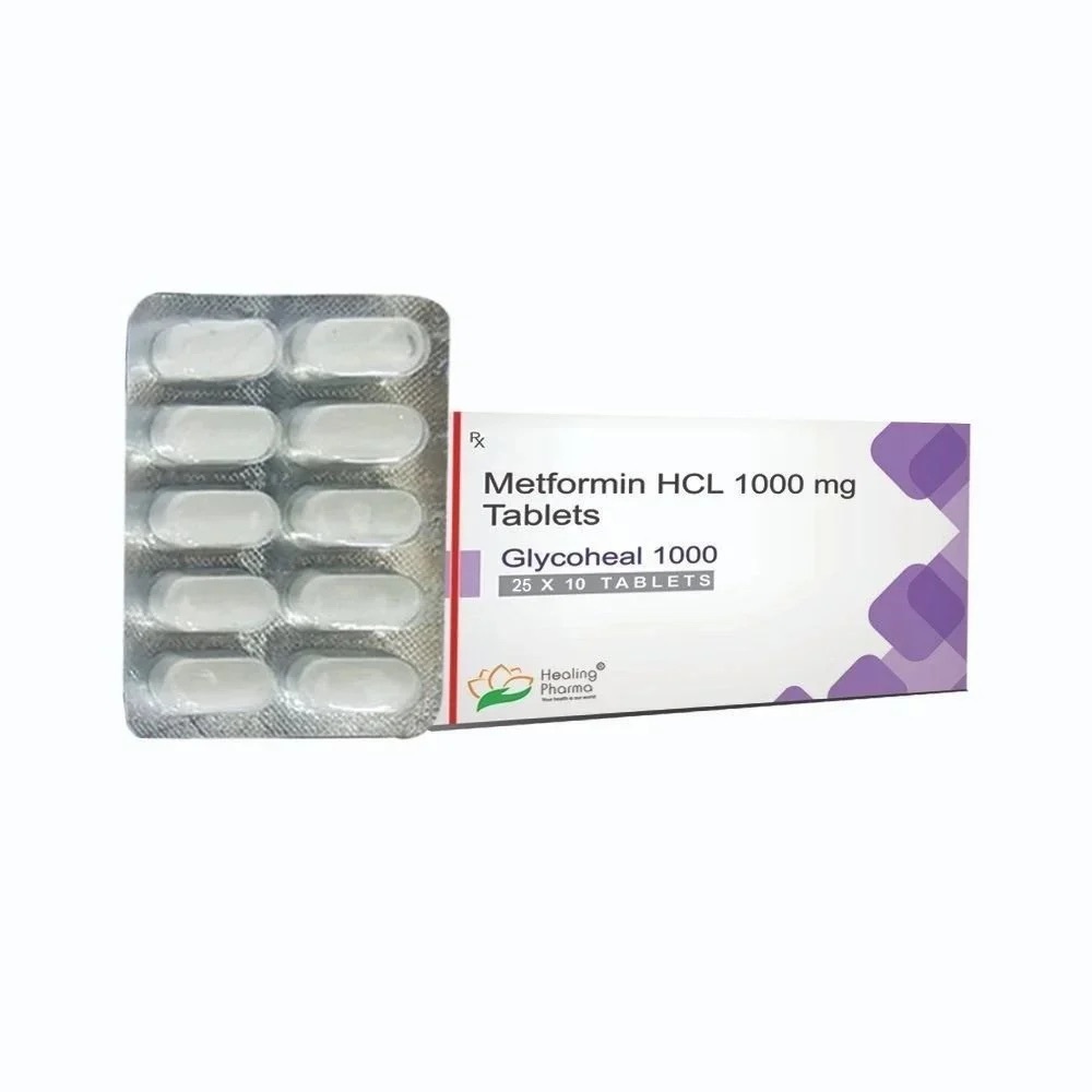 Glycoheal Metformin HCL 1000mg Tablets