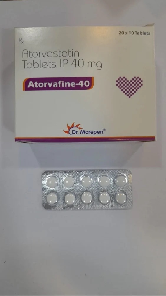 Atorvastatin Atorvafine 40 Mg Tablets