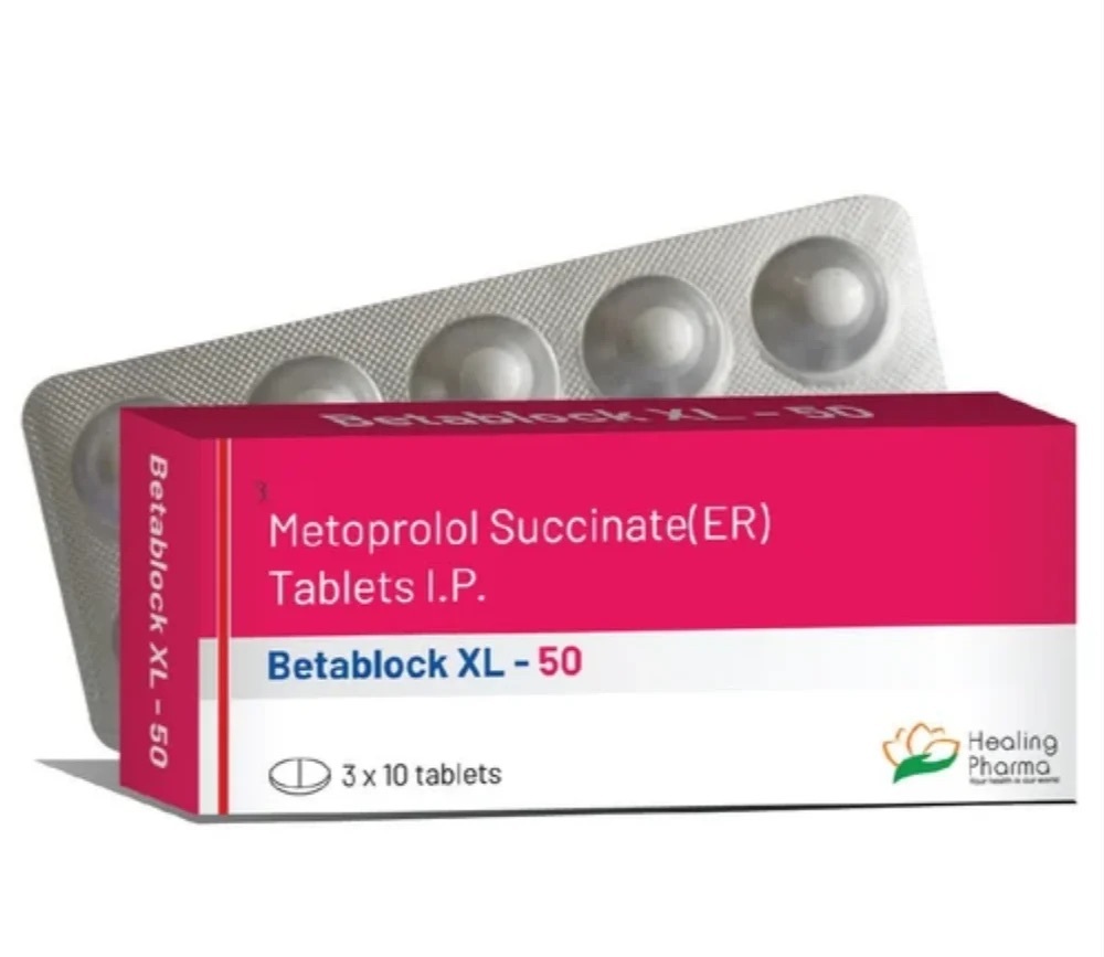 Betablock Xl Metoprolol Succinate 50Mg Er Tablet