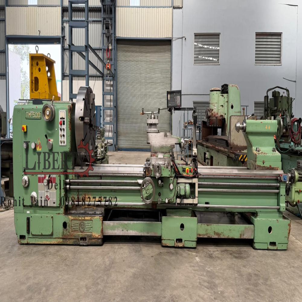 PBR Italy TM-500 x 3000 mm Gap-Bed Heavy-Duty Lathe Machine
