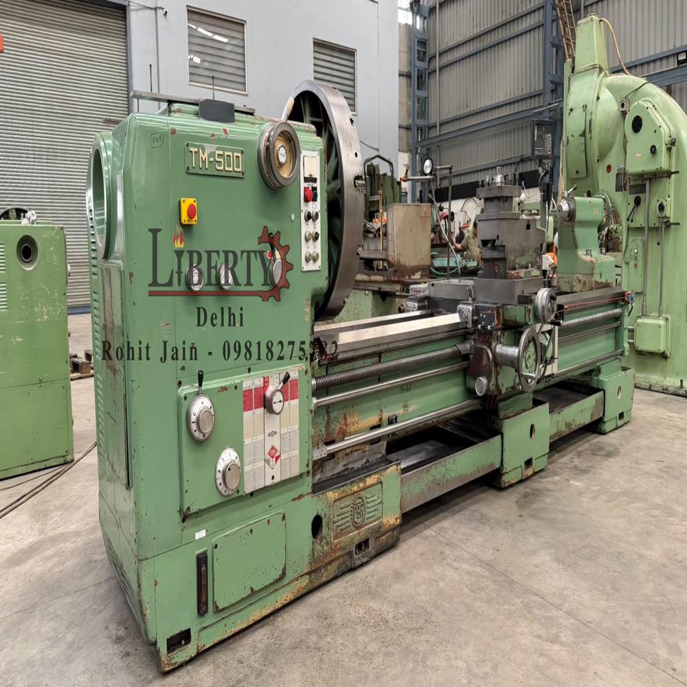 PBR Italy TM-500 x 3000 mm Gap-Bed Heavy-Duty Lathe Machine