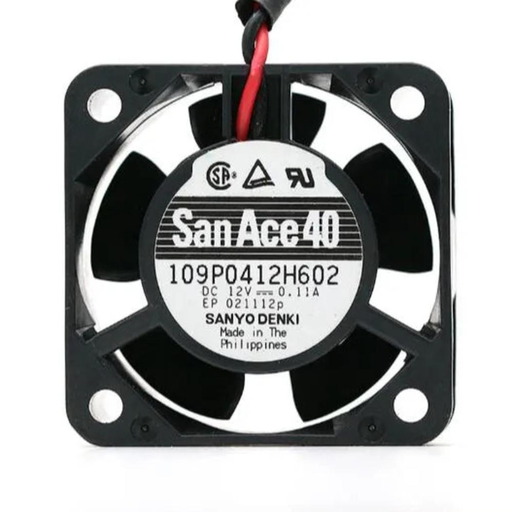 SANACE 109P0412H602 12V DC 0.11A 4010mm Ball Bearing Industrial Axial Cooling Fan