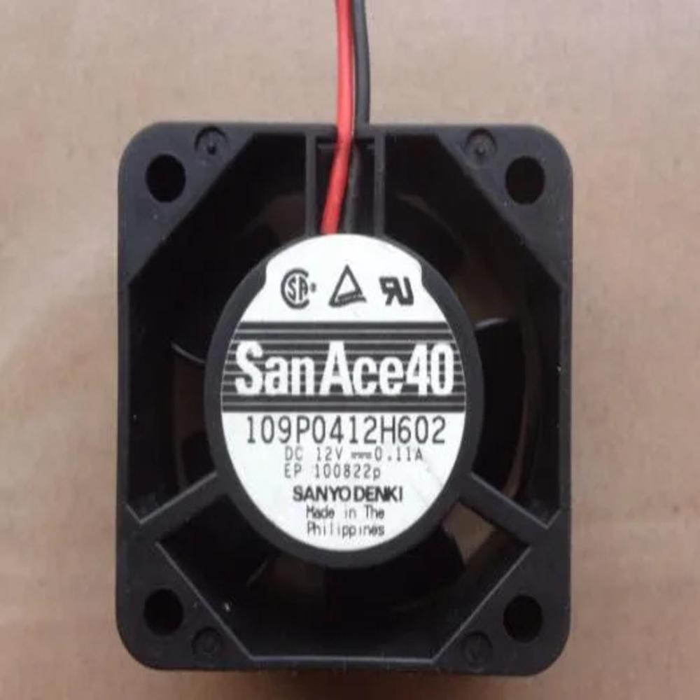 SANACE 109P0412H602 12V DC 0.11A 4010mm Ball Bearing Industrial Axial Cooling Fan