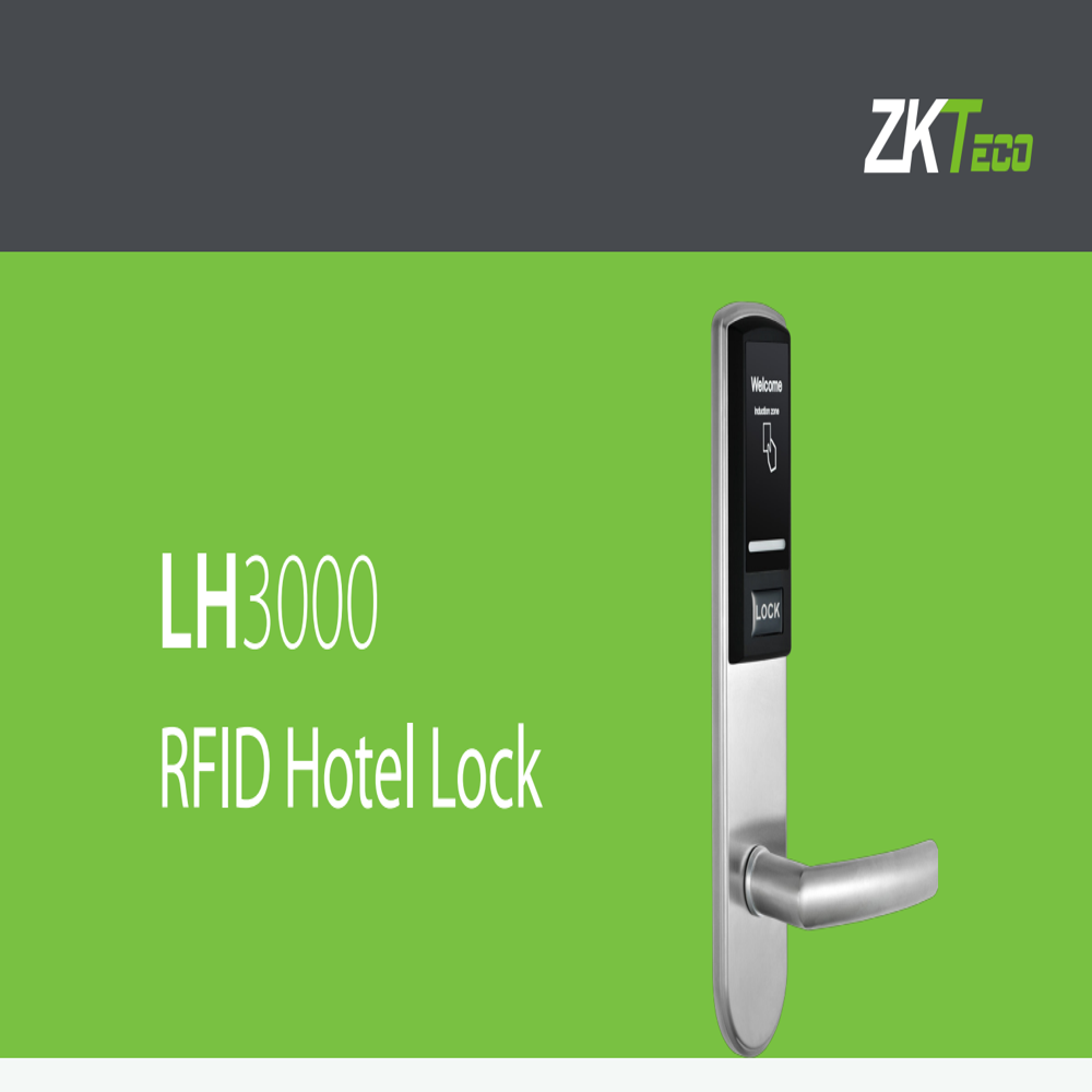 Zkteco Lh3000 - Data Capacity: Audit Trail: Latest 224 Lock Transactions