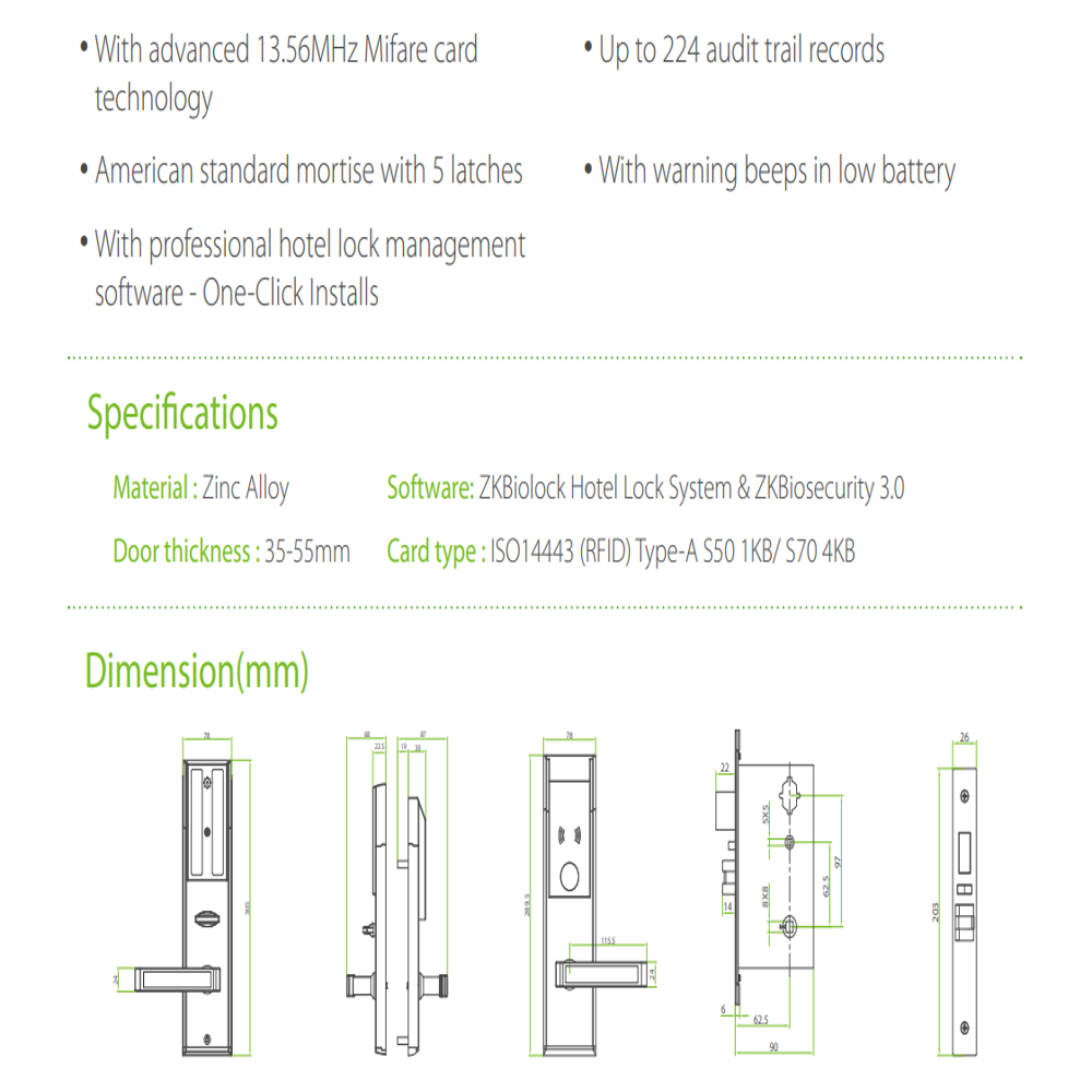 ZKTeco LH6000 