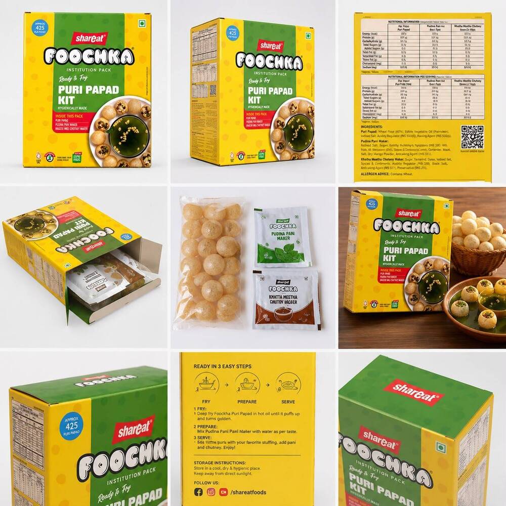 Ready-To-Fry Khajur Imli Chutney Puri Papd Kit