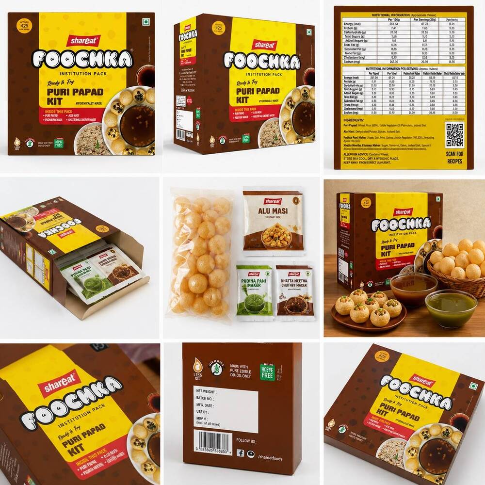 Ready-To-Fry Puri Papd Kit