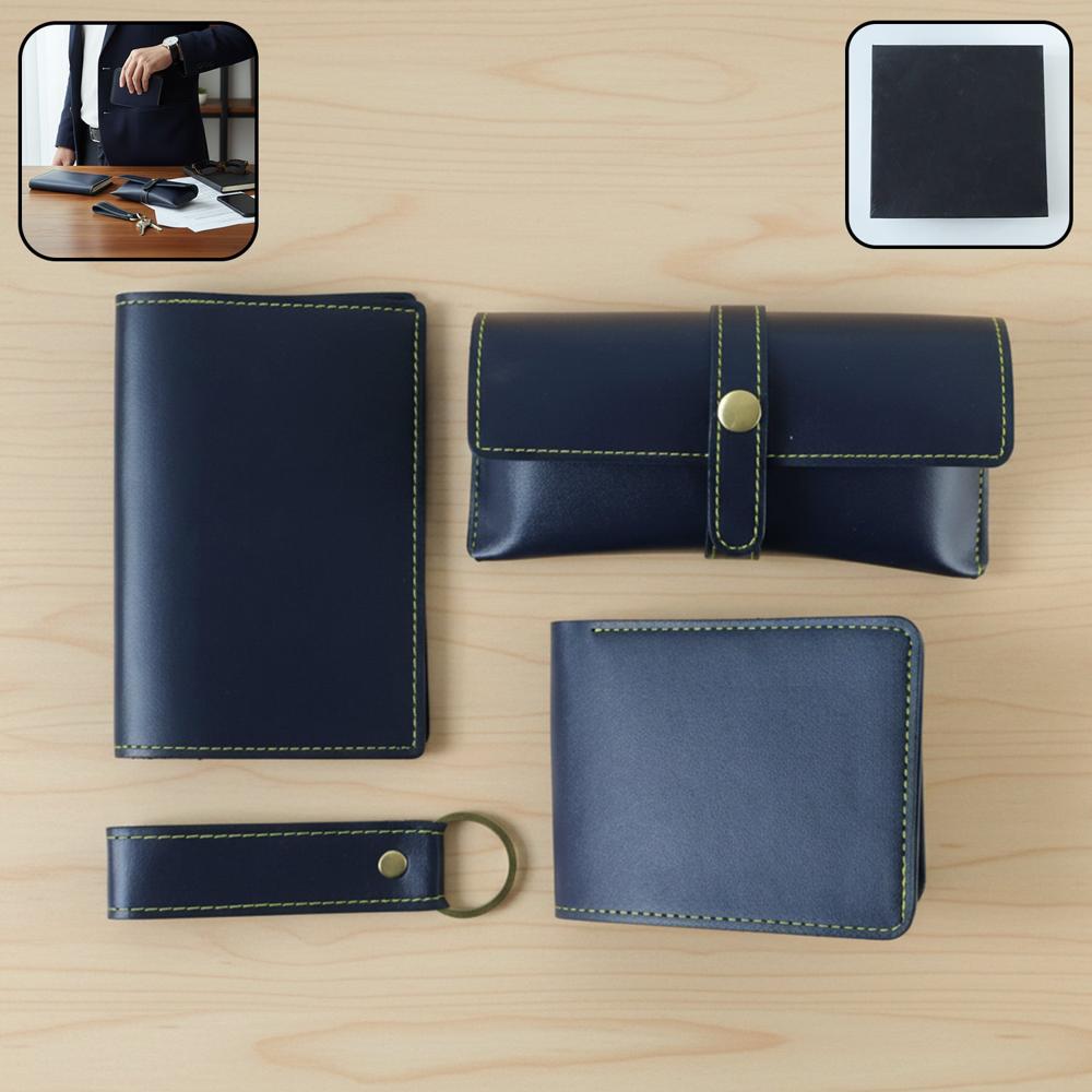 4 In 1 Premium Pu Leather Wallet Gift Set For Men (4 Pc Set) - Application: As Per Product Requirement