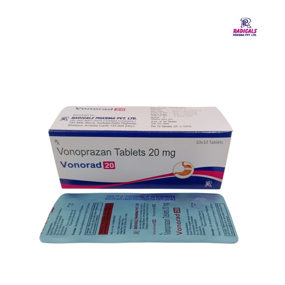 Vonoprazan 20mg Tablets - Storage Instructions: Cool Dry Place