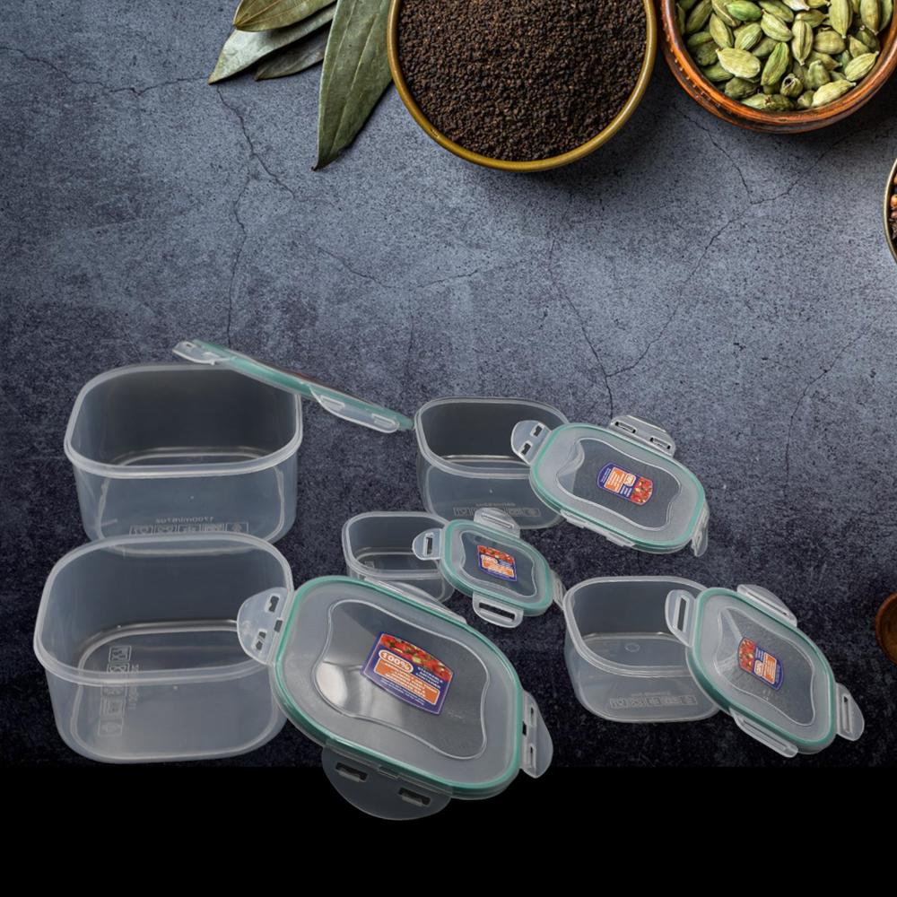 Kitchen Storage Containers Set Fridge Organizer Lunch Boxes (5 Pcs)