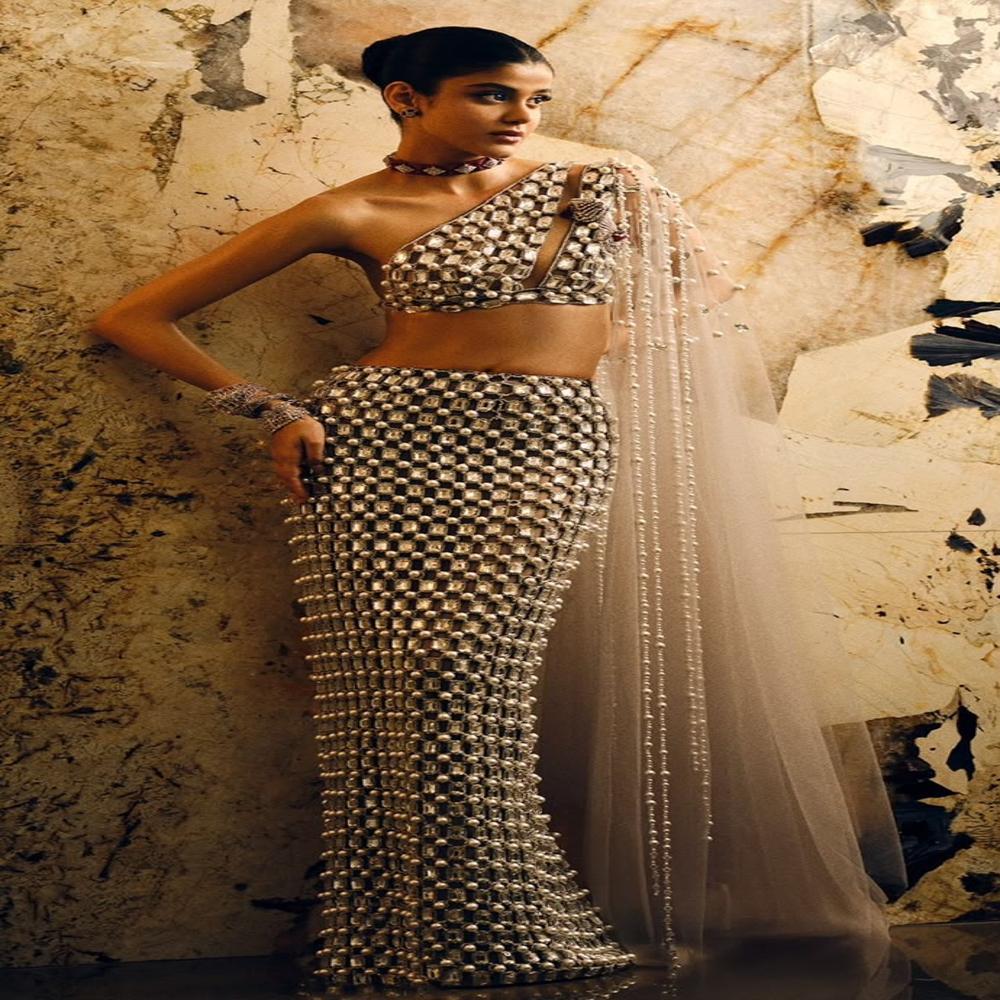 Imperial Pearl Handwork Wedding Dress Bridal Gown