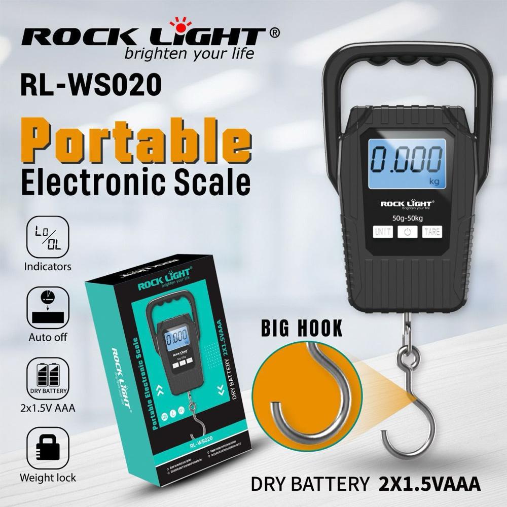 ROCK LIGHT RL-WS020 PORTABLE ELECTRONIC SCALE
