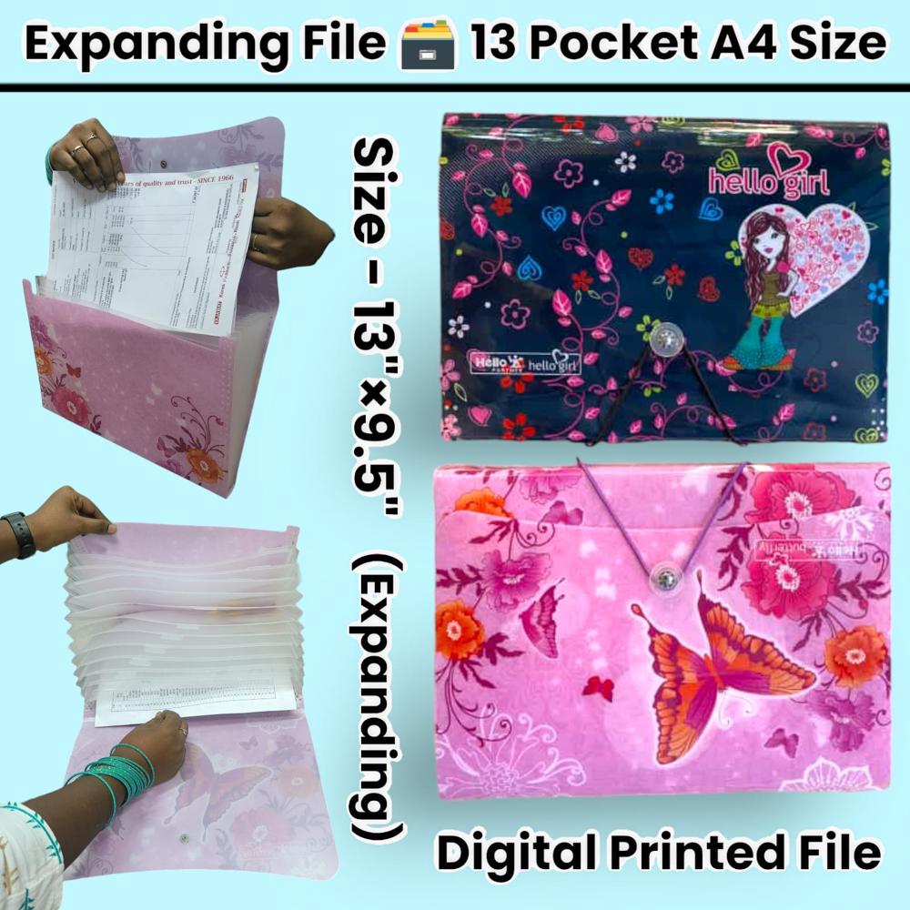 Expanding file A4 size 13