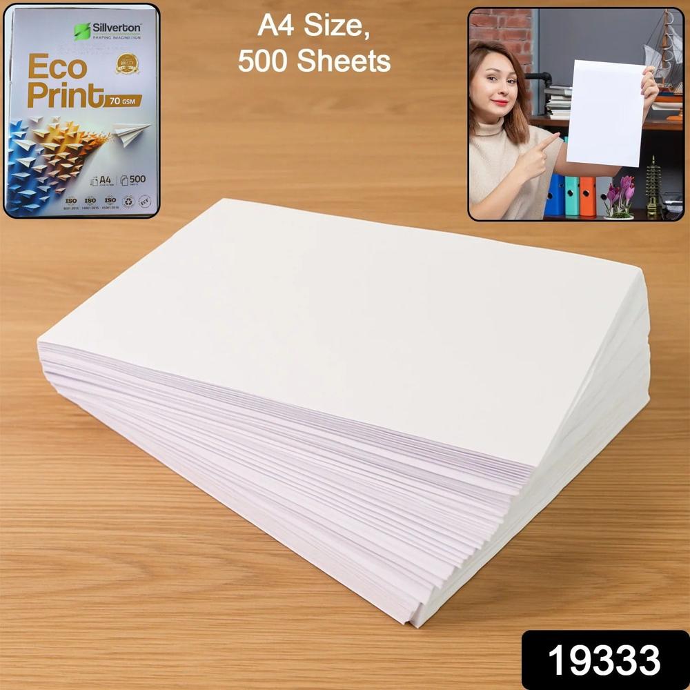 500 Sheets A4 Size Copier Paper 70 GSM High Bright White Printing Paper