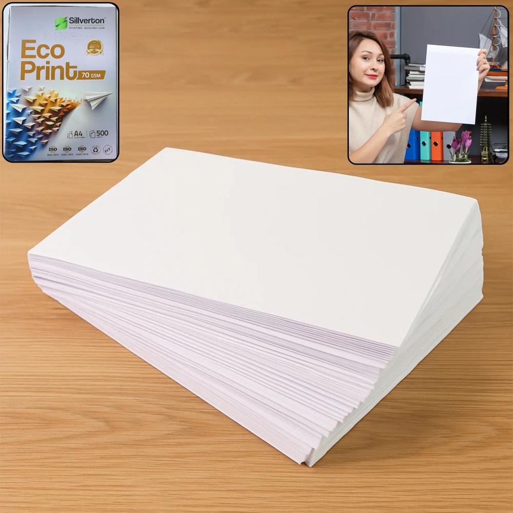 500 Sheets A4 Size Copier Paper 70 GSM High Bright White Printing Paper