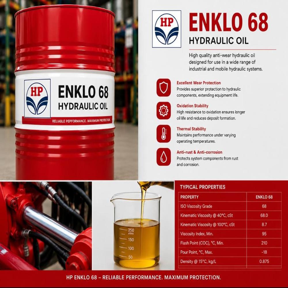 Enklo 32/46/68(hydraulic Oil) - Application: Automobile