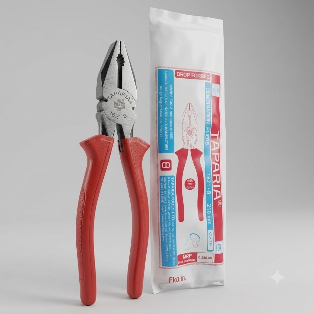 Cutting Plier Or Combination Pliers - Dimension (L*w*h): 8 Inch X 2 Inch X 0.5 Inch (Approx.) Inch (In)