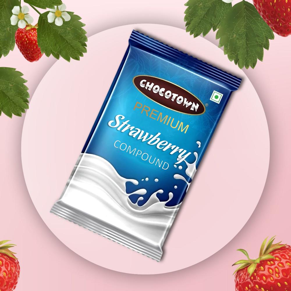 Chocotown Premium Strawberry Compound (500Gm) - Application: As Per Product Requirement