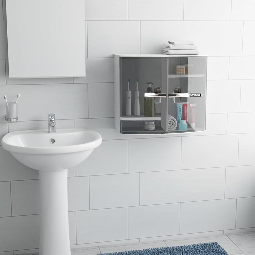 Nayasa Plastic Bathroom Storage Cabinet