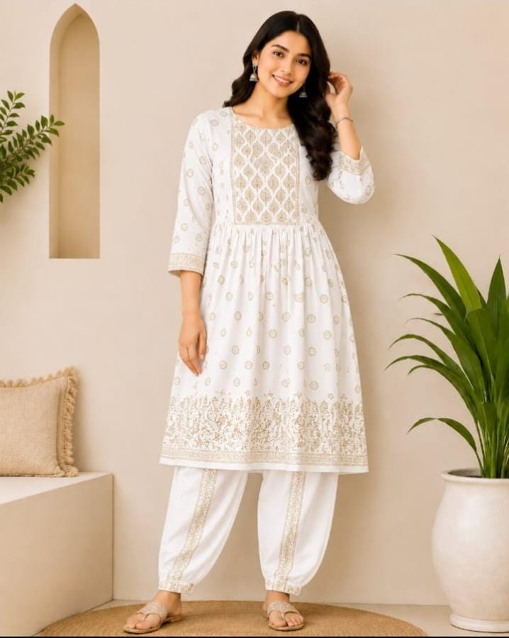 WOMEN'S FANCY & RAKSHABANDHAN SPECIAL 2PC KURTI PANT COLLECTION