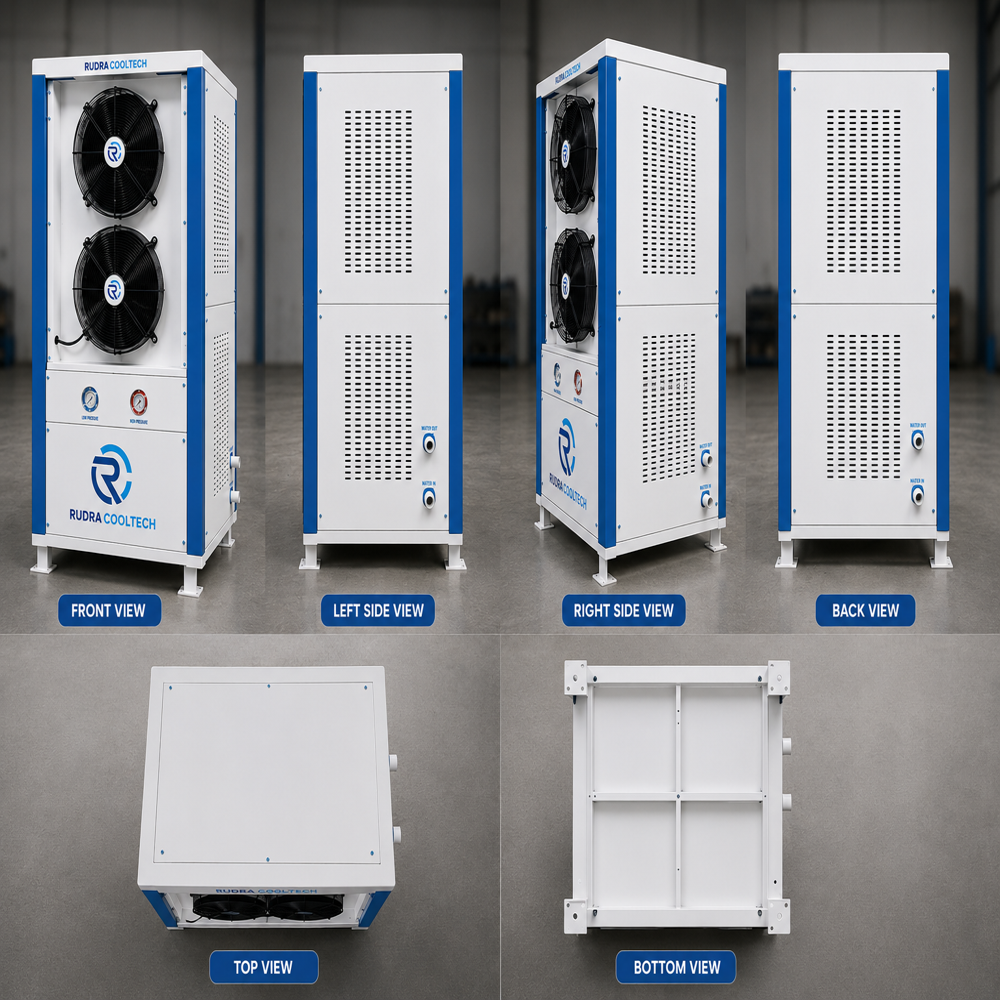 Industrial Chiller For Plastic Industry - Dimension (L*W*H): As Per Model Meter (M)