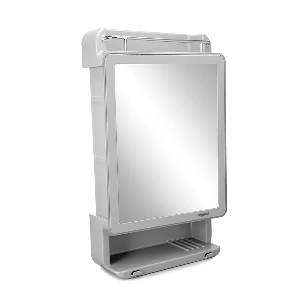 Nayasa Grecia Bathroom Cabinet With Mirror - Color: White