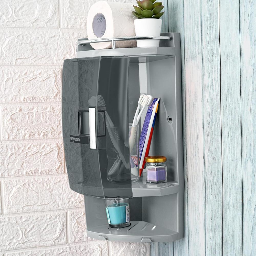 Nayasa Corner Bathroom Storage Cabinet