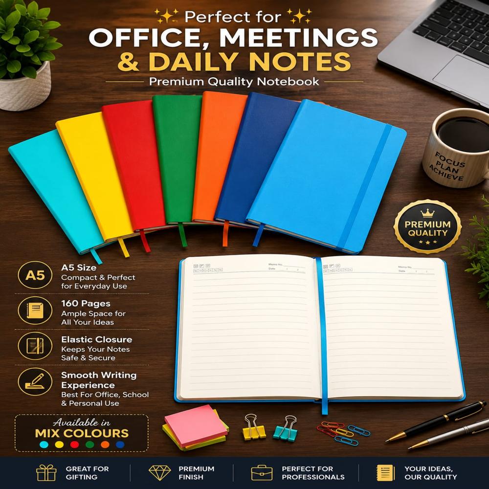 Elastic Notebook A5 size