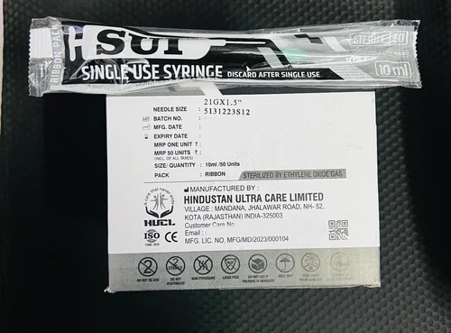 10 Ml Single Use Disposable Syringes