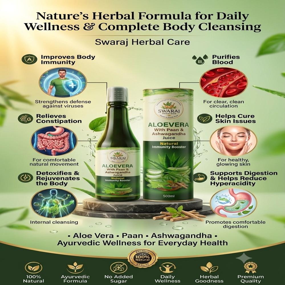 Aloevera with Paan and Ashwagandha Juice