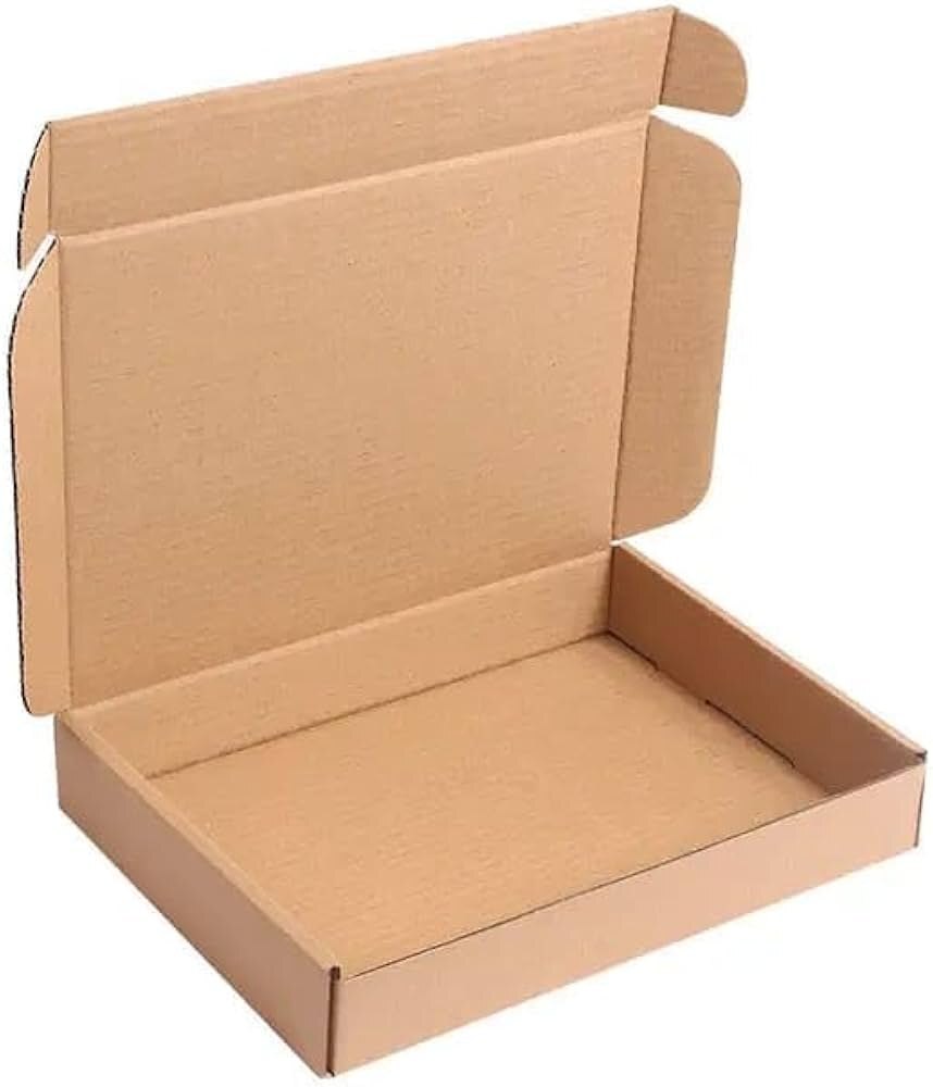 Die Cut Corrugated Box - Laminated Cardboard, Rectangle Shape, Light Weight For Custom Retail Packaging Solutions | Glossy Lamination, Tailored Cutouts For Unique Presentation