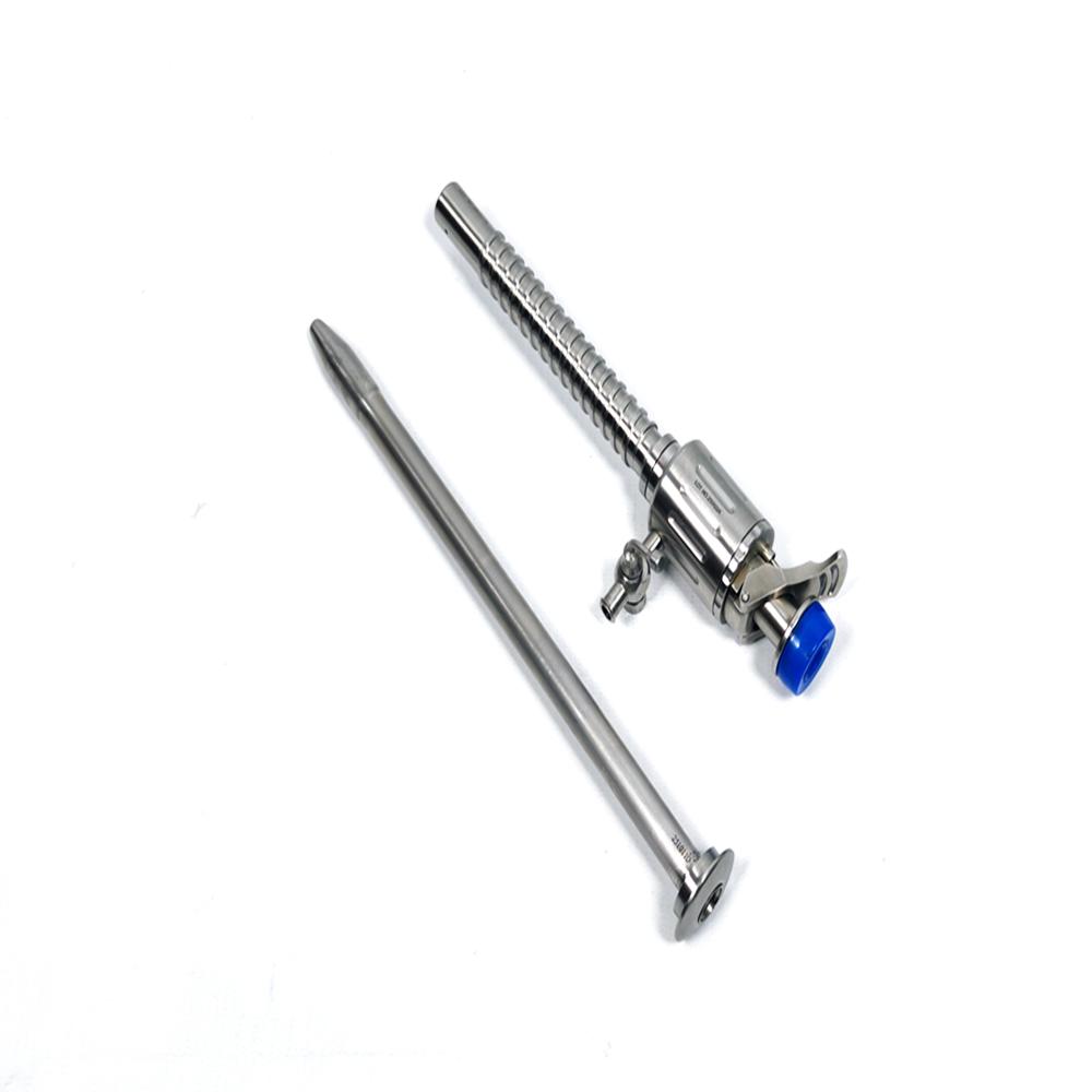 Trocar Threaded Sleeve with multifunctional Valve Pyramidal Tip - FA1101T