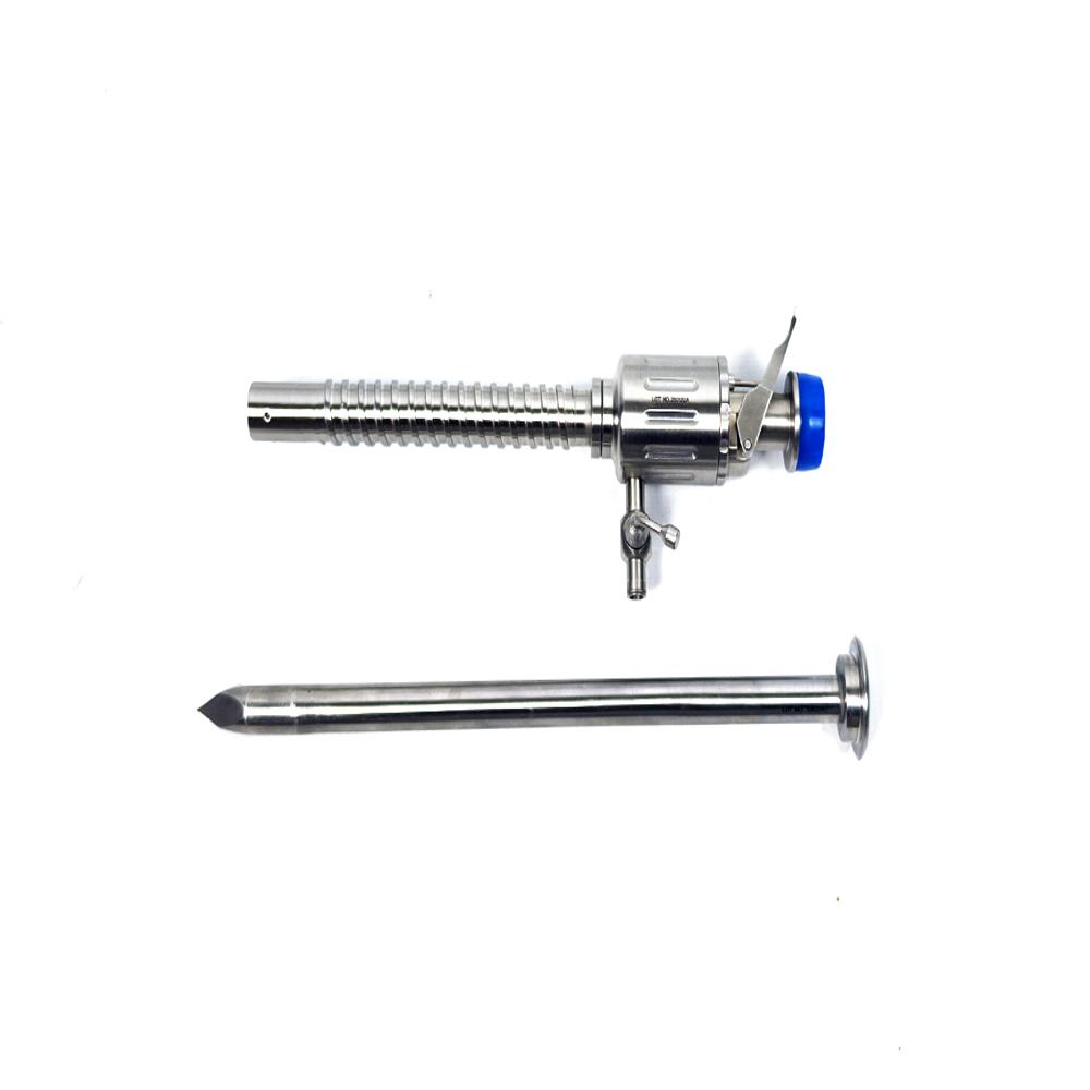 Trocar Threaded Sleeve with multifunctional Valve Pyramidal Tip - FA1101T