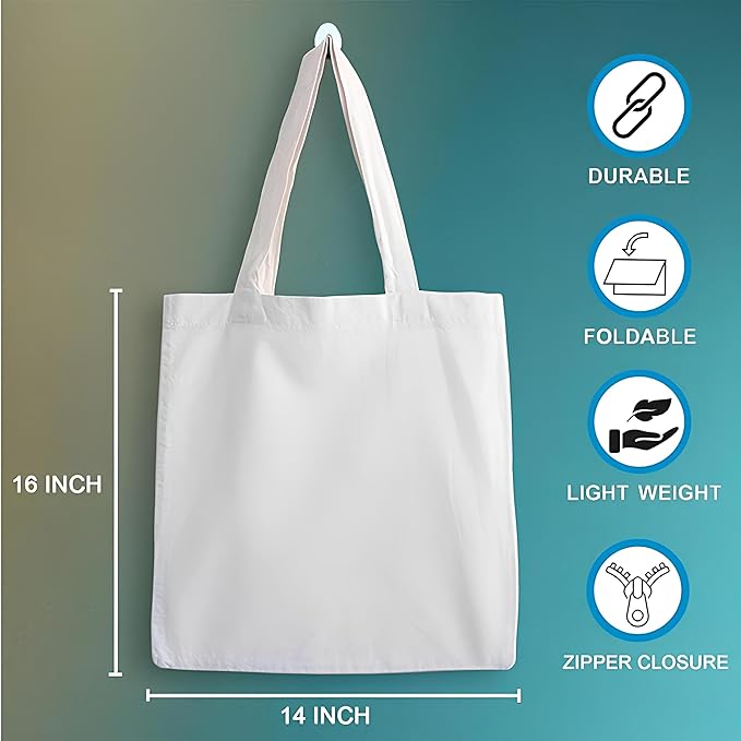 Cotton Canvas Tote Bag